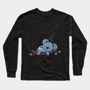 Koala sleeping Long Sleeve T-Shirt